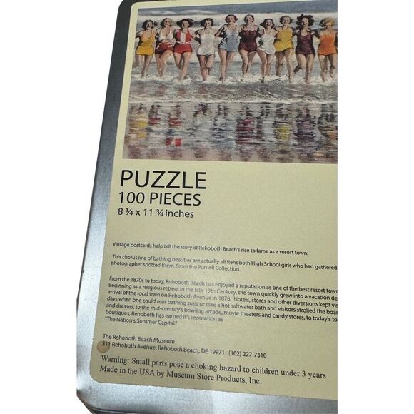 Bathing Beauties Postcard Puzzle 100 pc - Rehoboth Beach Museum DE - Complete - Picture 5 of 9